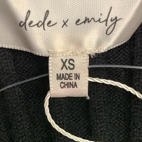 Wayf Emily x Dede Women's Ribbed Knit Sweater Midi Dress Size XS NWT - Picture 9 of 14